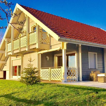 Chalet Le Flocon Bleu - Mauselaine Avec Vue Sur Le Lac De Gérardmer Exteriör bild