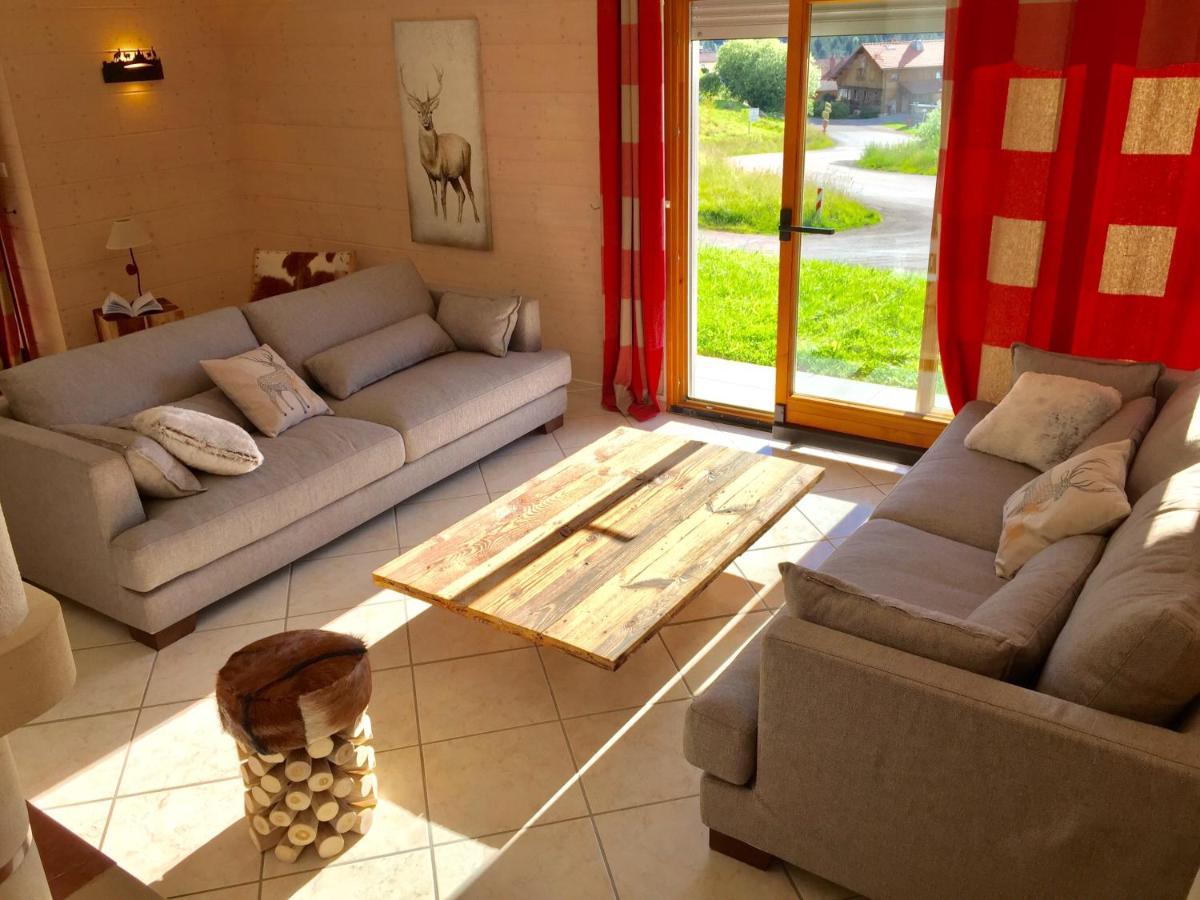 Chalet Le Flocon Bleu - Mauselaine Avec Vue Sur Le Lac De Gérardmer Exteriör bild